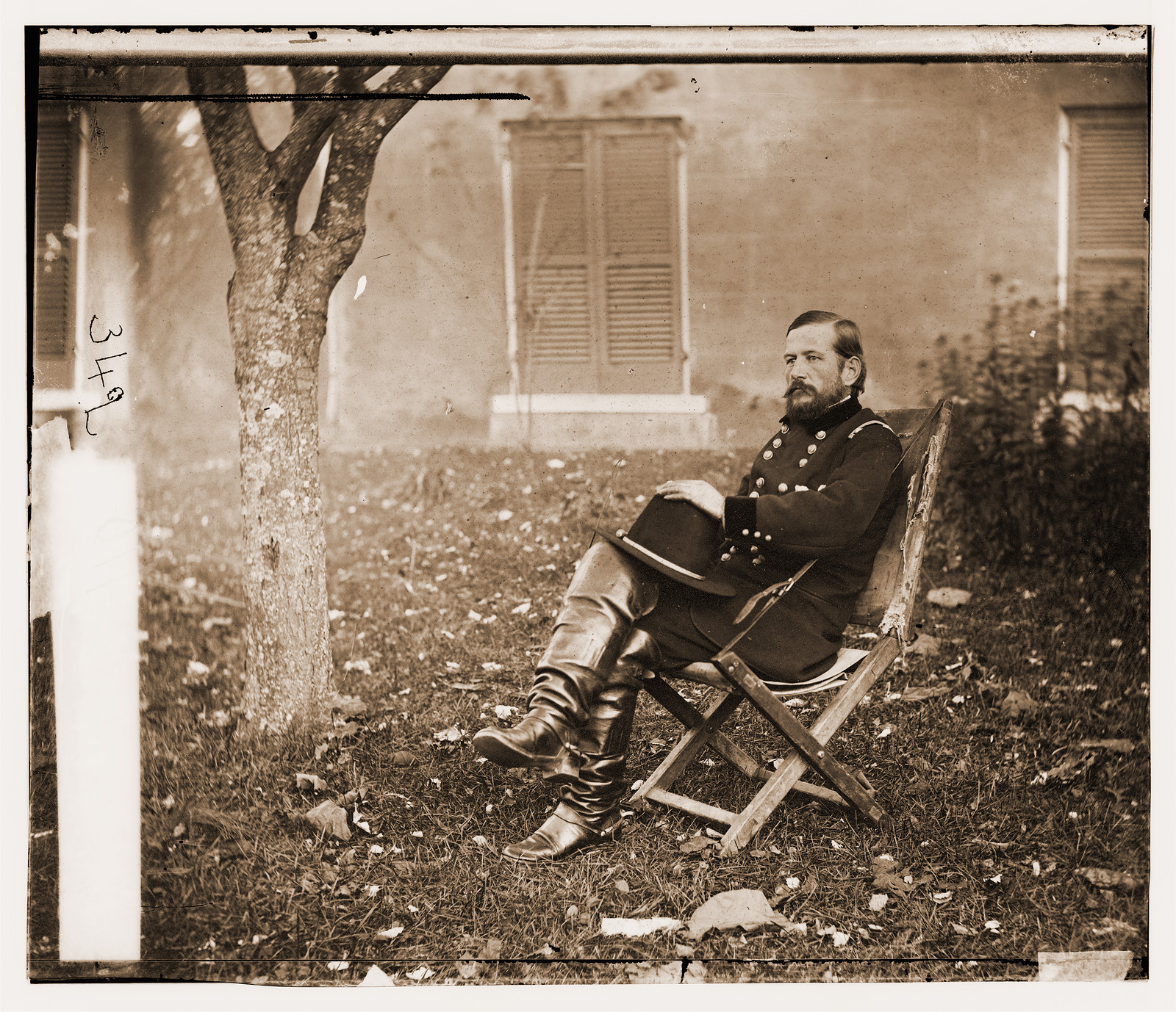 Warrenton Virginia. General Alfred Pleasonton, 1863 — historic photograph