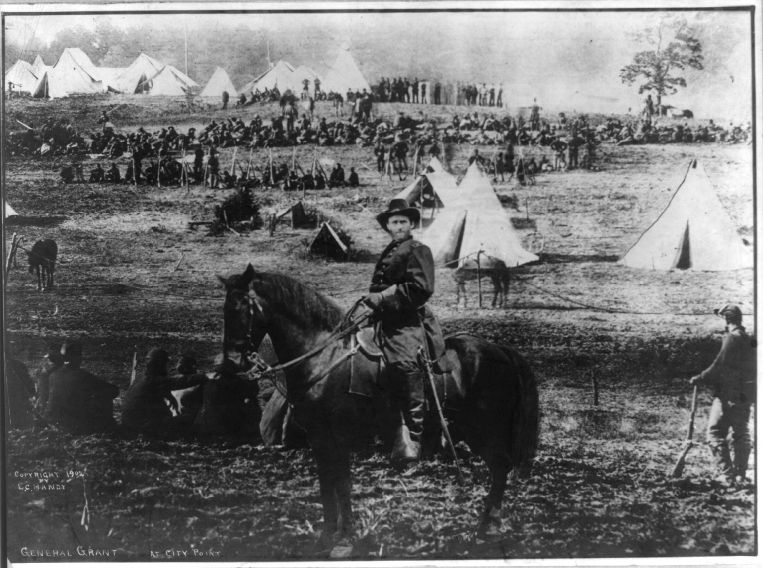 General Grant at City Point, c1902. — historic photograph