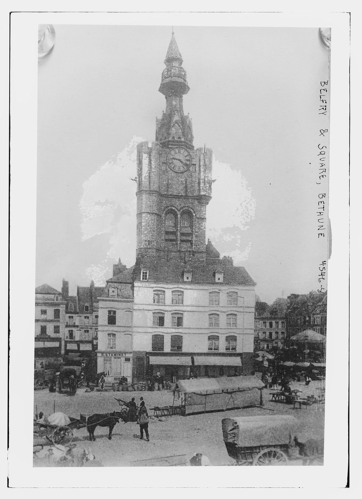 Belfry & Sq., Bethune, n/a — historic photograph