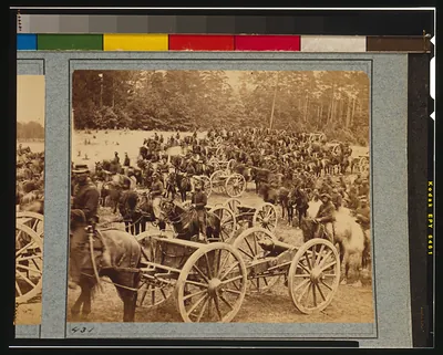 Gibson's horse battery (C. 3d U.S. Art'y.) near Fair Oaks, Va. June 1862