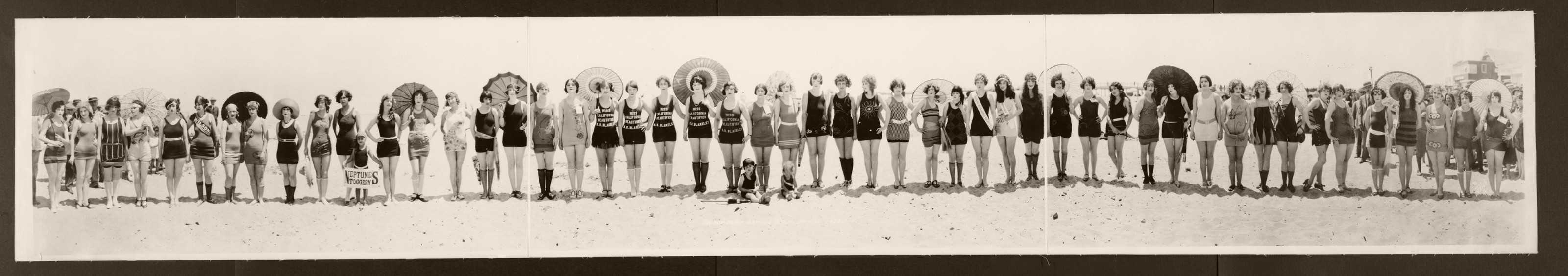 Balboa Beach Bathing Beauty Parade, 1925, c1925. — historic photograph