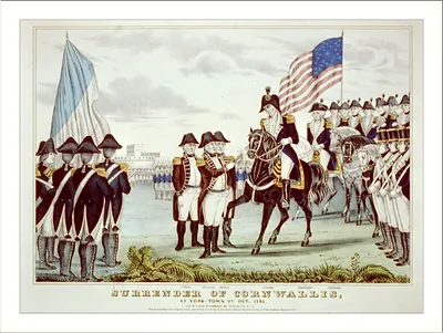 Surrender of Cornwallis: at York-Town Va. Oct. 1781