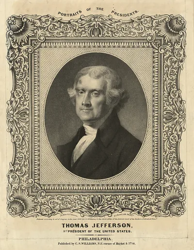 Thomas Jefferson, 3rd President of the United States