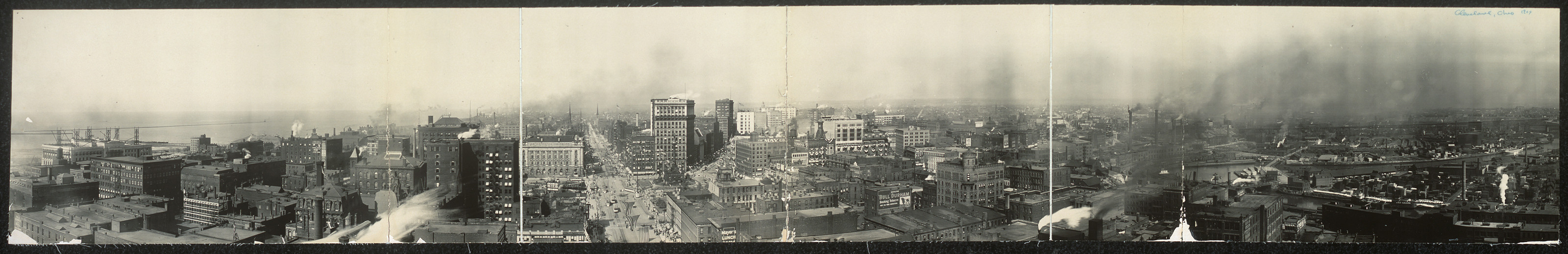 Panoram of Cleveland, Ohio, 1909, 1909 — historic image