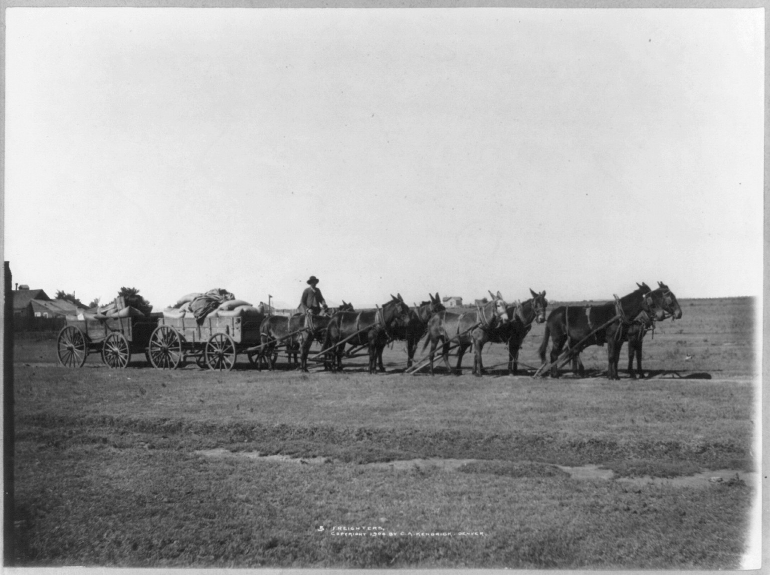 Freighters, c1904. — historic photograph