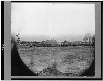 [Commissary depot, Cedar Level, Virginia, Aug. 1864]