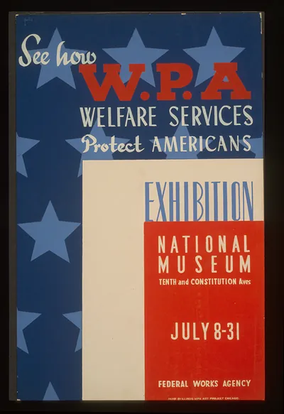 See how WPA welfare services protect Americans Exhibition National Museum / galic.