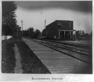 Baltimore and Ohio Railroad and its branches, ...: Bladensburg station, [Md.]
