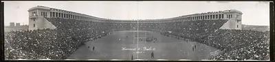 Harvard Stadium football game, Harvard 0 - Yale 0, 1911