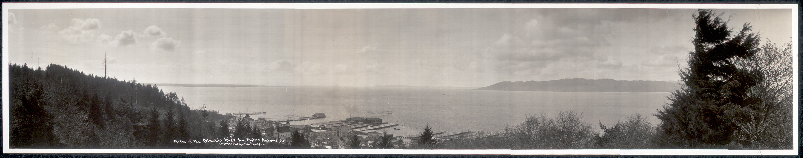 Columbia River from Taylors Astoria, Oregon, 1913, 1913 — historic image