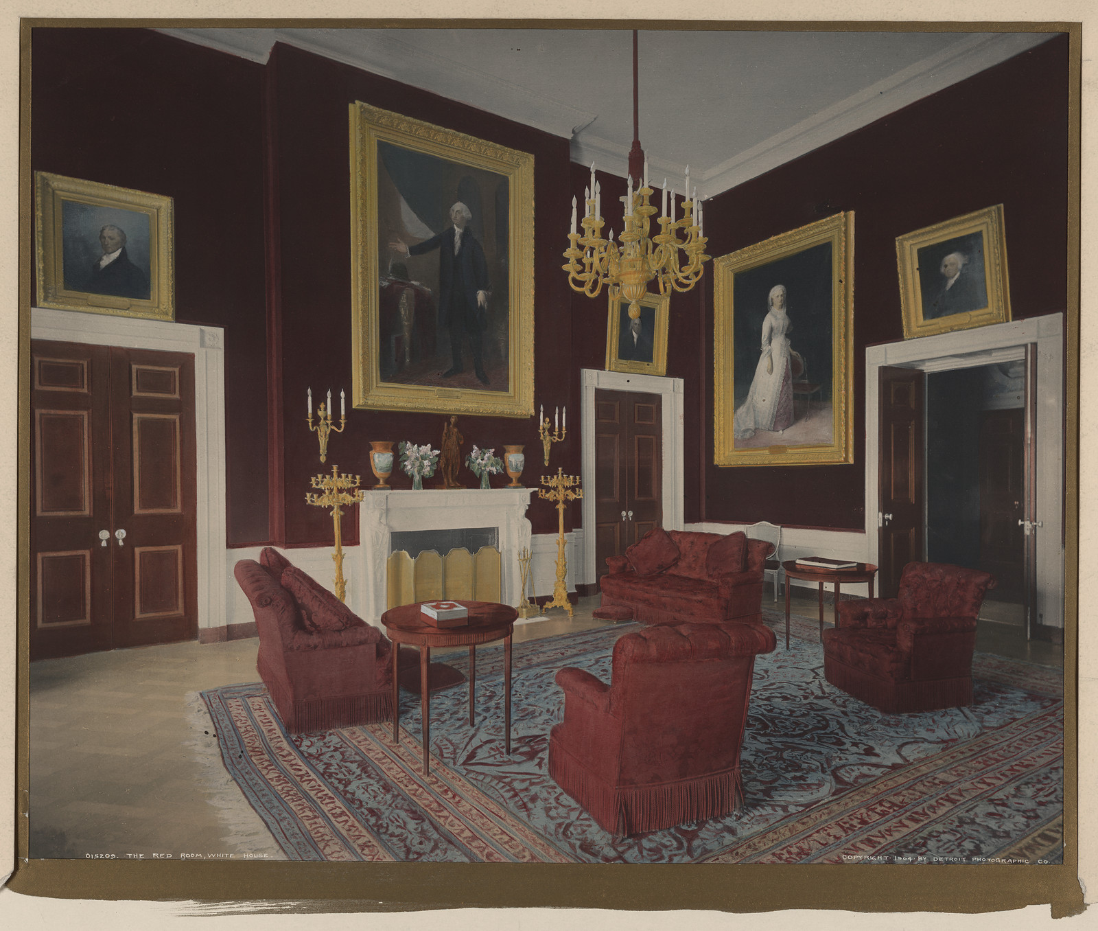 The Red Room, White House — historic image