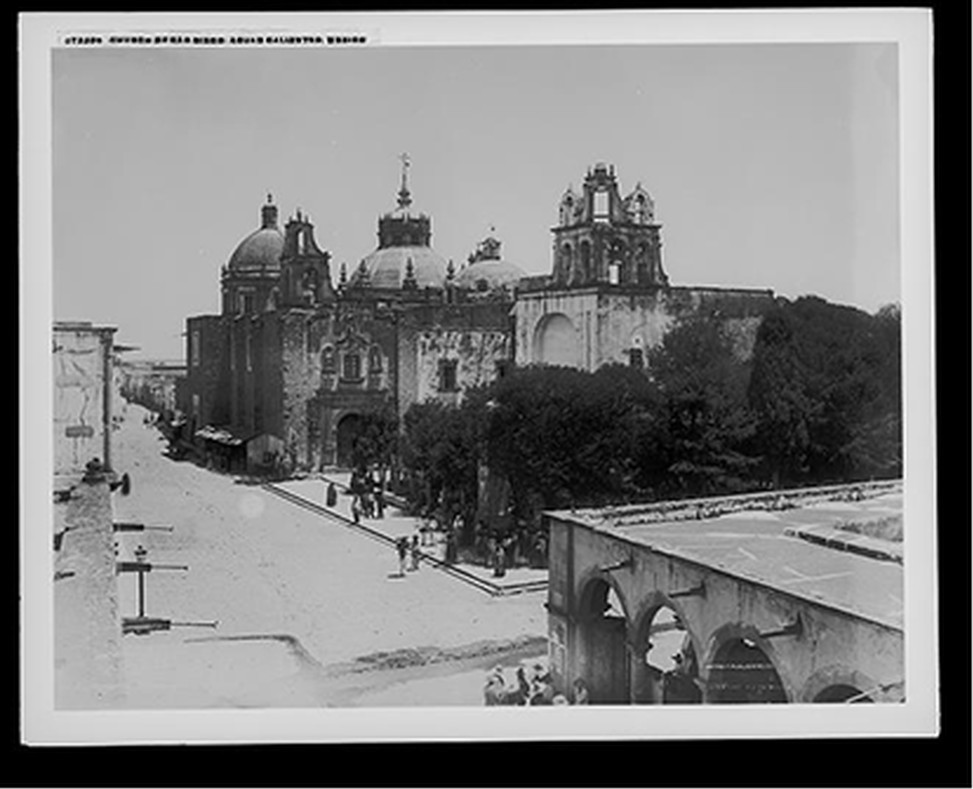 Church of San Diego, Aguas Calientes, Mexico, [between 1880 and 1900] — historic photograph