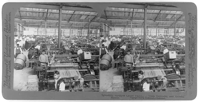 Splendidly equipped carpet factory, Santa Gertrudes, near Orizaba, Mexico