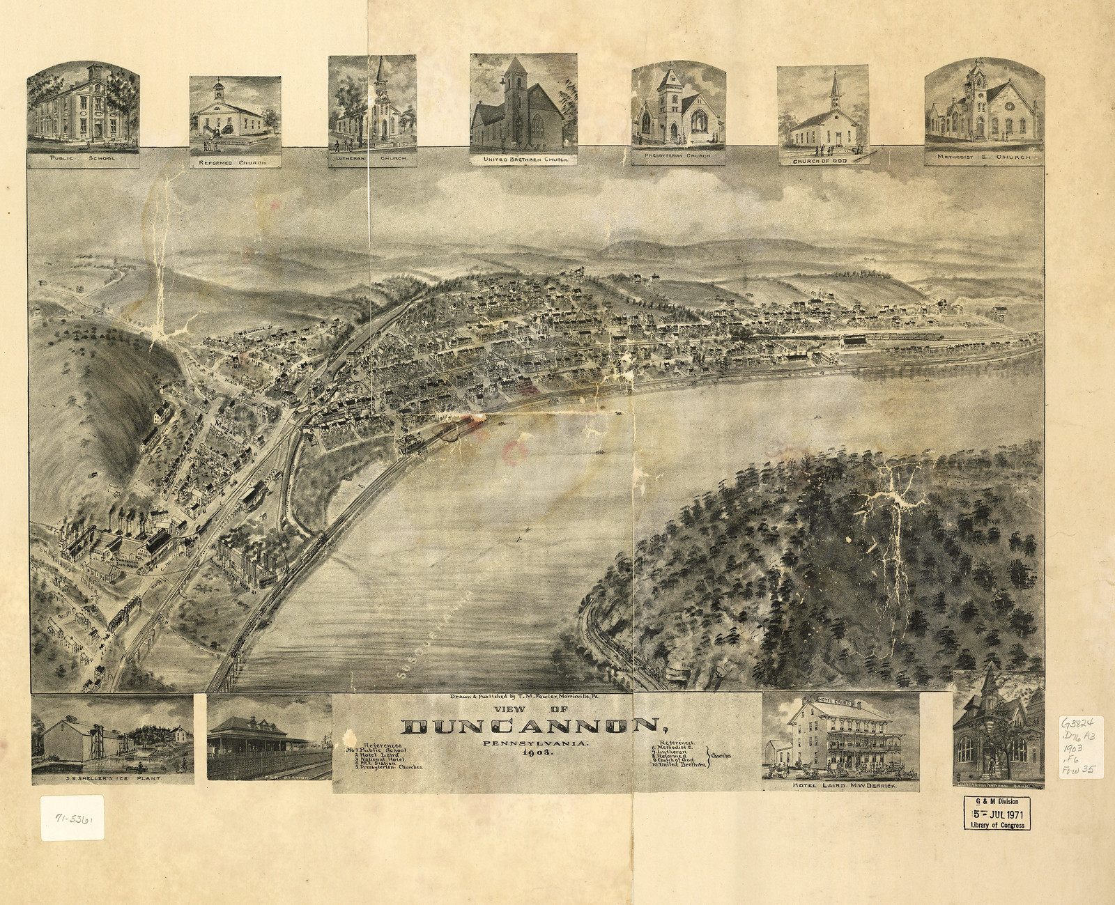 Duncannon, Pennsylvania, 1903, 1903 — antique map