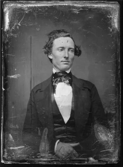 [Captain Samuel Hamilton Walker, half-length portrait, facing slightly right]
