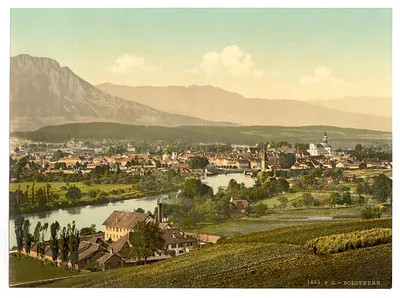From Buchrain general view Solothurn Switzerland