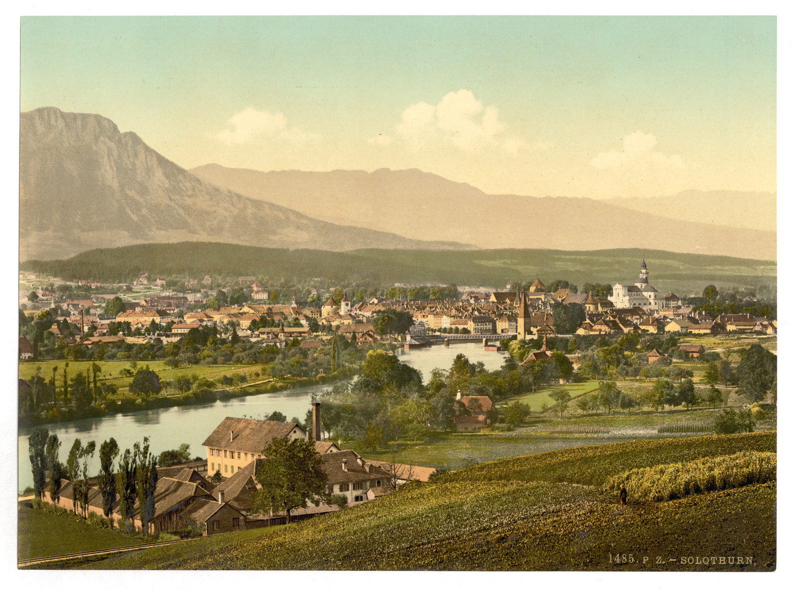 From Buchrain general view Solothurn Switzerland, [between ca. 1890 and ca. 1900]. — historic print