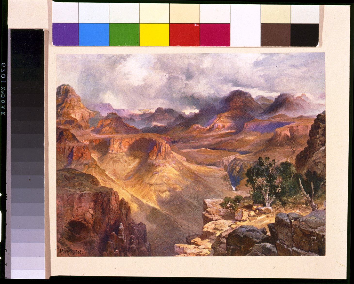 Grand Canyon of the Colorado / T. Moran., 1912 — historic print