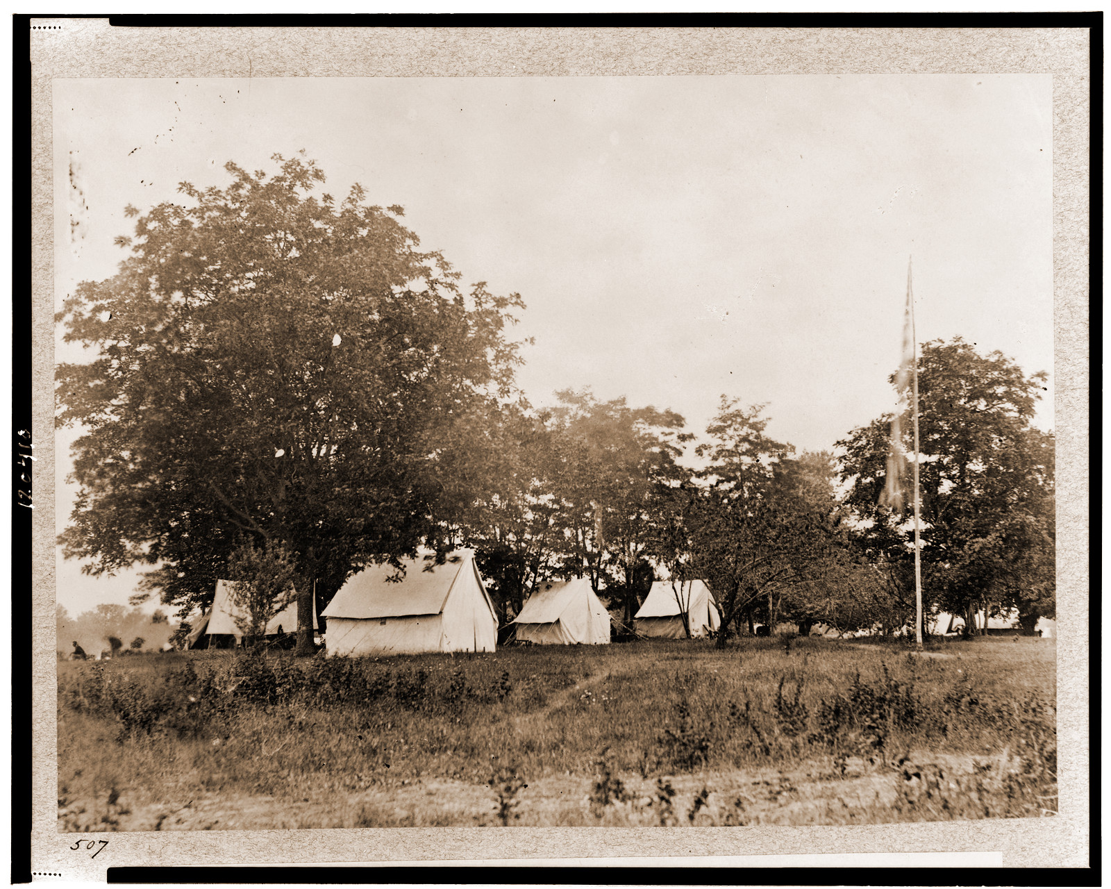 Headquarters of the Army of the Potomac near Fairfax Court House Va. June 1863, 1863 — historic photograph