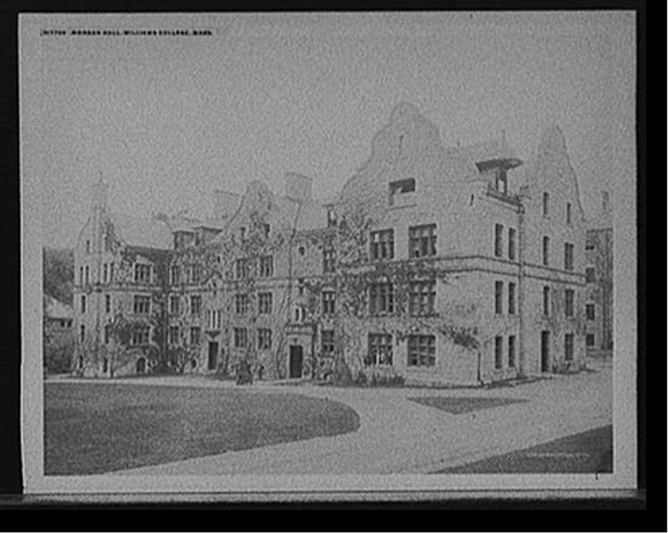 Morgan hall, Williams College, Williamstown, Mass., [between 1900 and 1906] — historic photograph