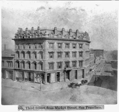 Third Street, from Market Street, San Francisco