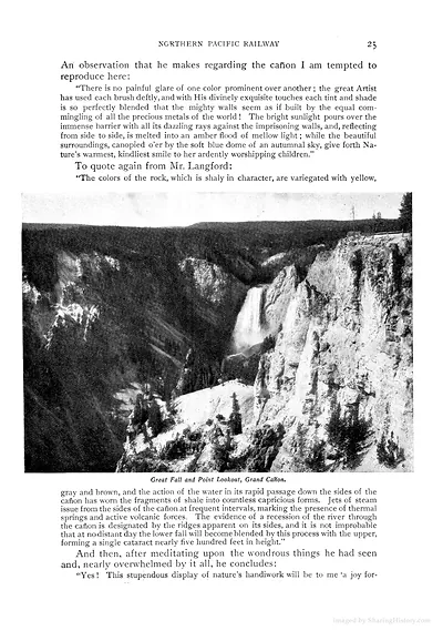 Great Fall and Point Lookout, Grand Cañon