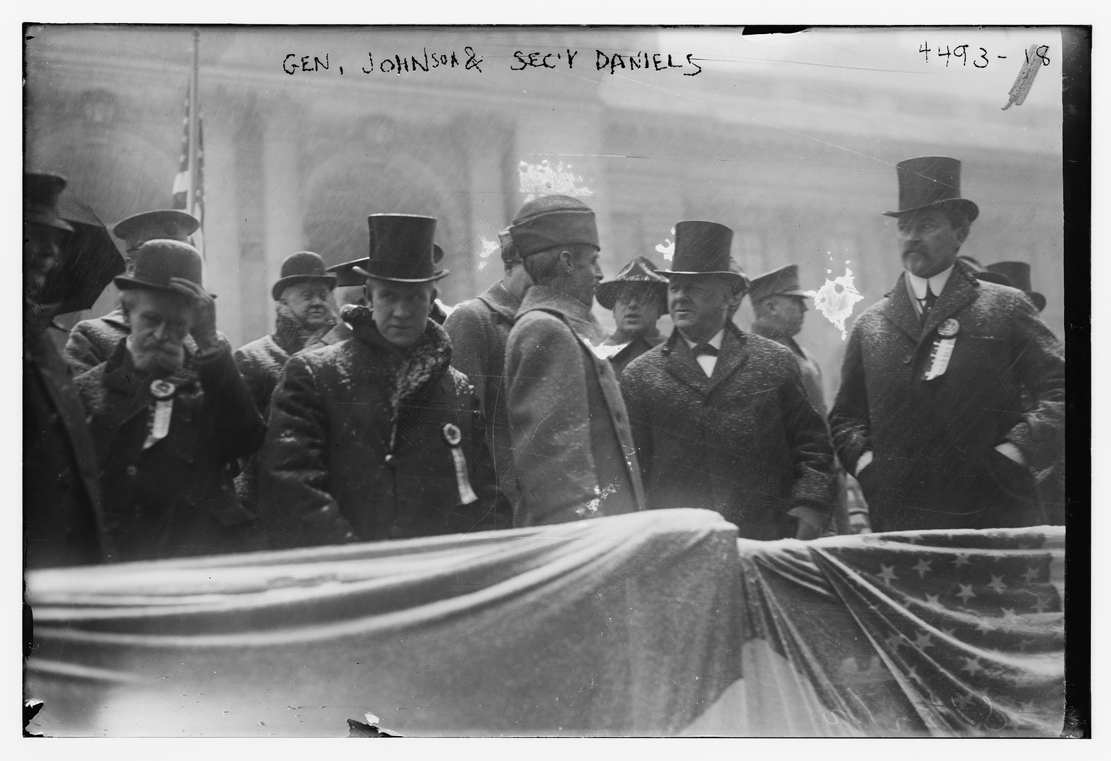Gen. Johnson & Secy Daniels, n/a — historic photograph