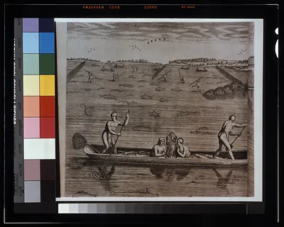 Their manner of fishing in Virginia
