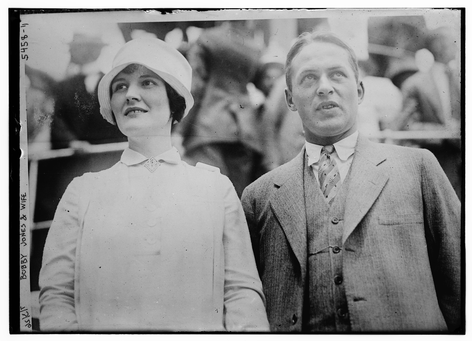 Bobby Jones & wife, n/a — historic photograph