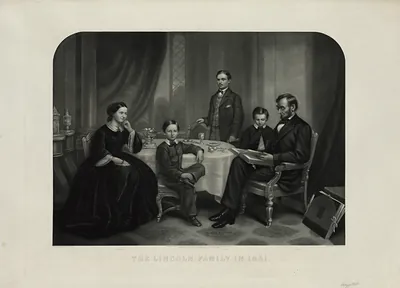 Lincoln family in 1861
