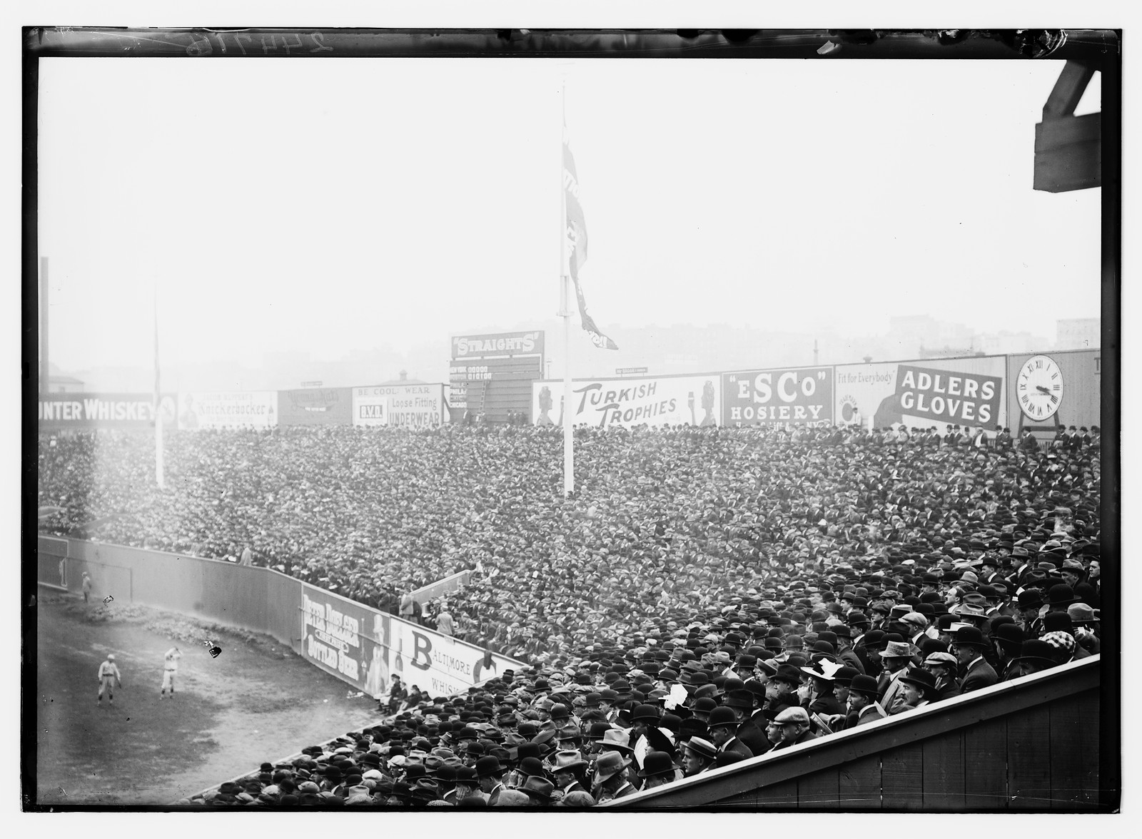 Boston AL vs. New York NL at Polo Grounds during World Series, 1912 (baseball), 1912 — historic photograph