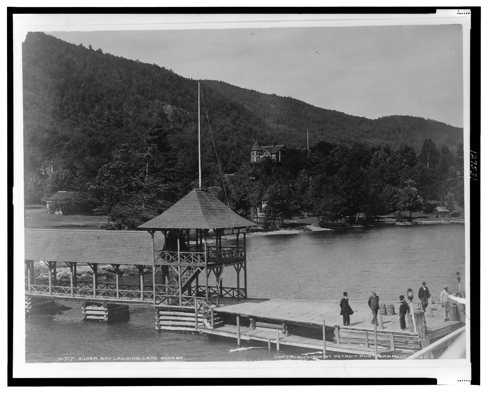 Silver Bay landing, Lake George, c1904. — historic photograph