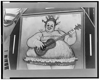 Rutland, Vermont. Poster advertising a sideshow at the Vermont State Fair
