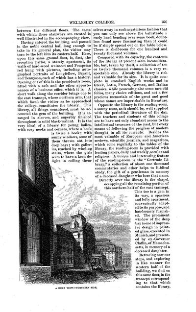 Wellesley College From New Harpers Magazine 1876 5