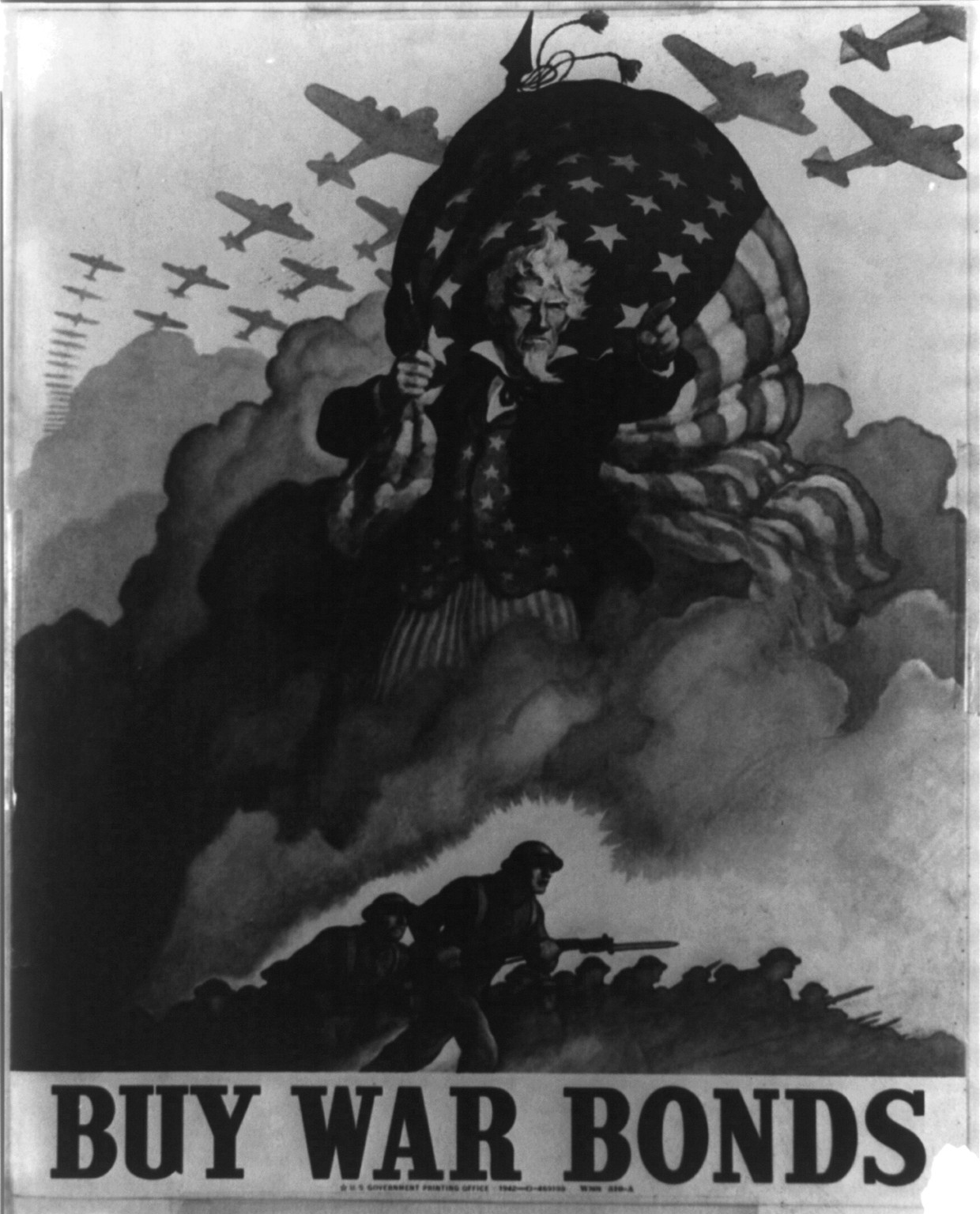 Buy War Bonds, 1942 — historic photograph