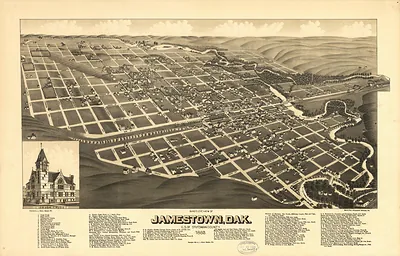 Jamestown, Dakota Territory, 1883