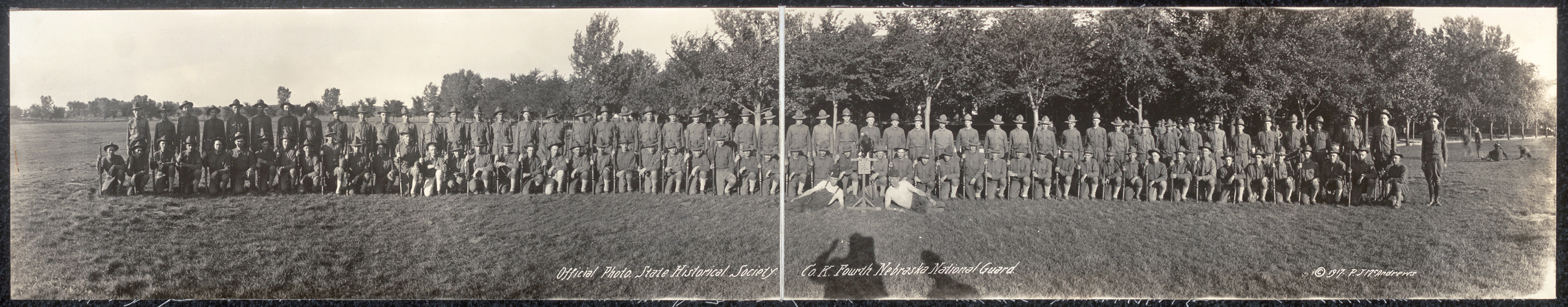 Fourth Nebraska National Guard, 1917, 1917 — historic image