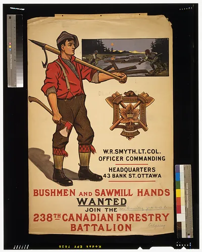 Bushmen and sawmill han