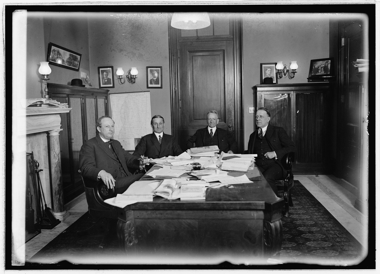 Harrison, McAdoo, Glass, Walsh, 1/17/23, [19]23 January 17. — historic photograph