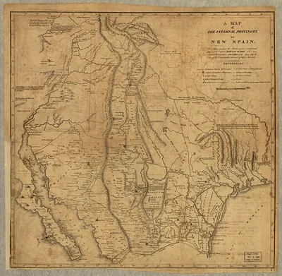 A Map of the Internal Provinces of New Spain