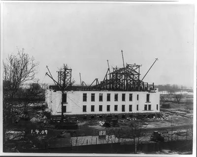 Pan American Union building under construction, Washington, D.C.