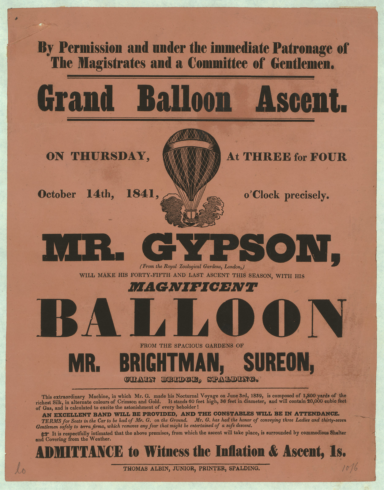 02585uGrand balloon ascent — historic image