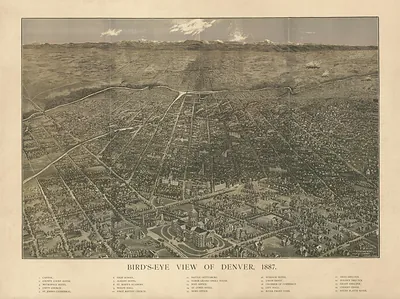 Denver, Colorado, 1887