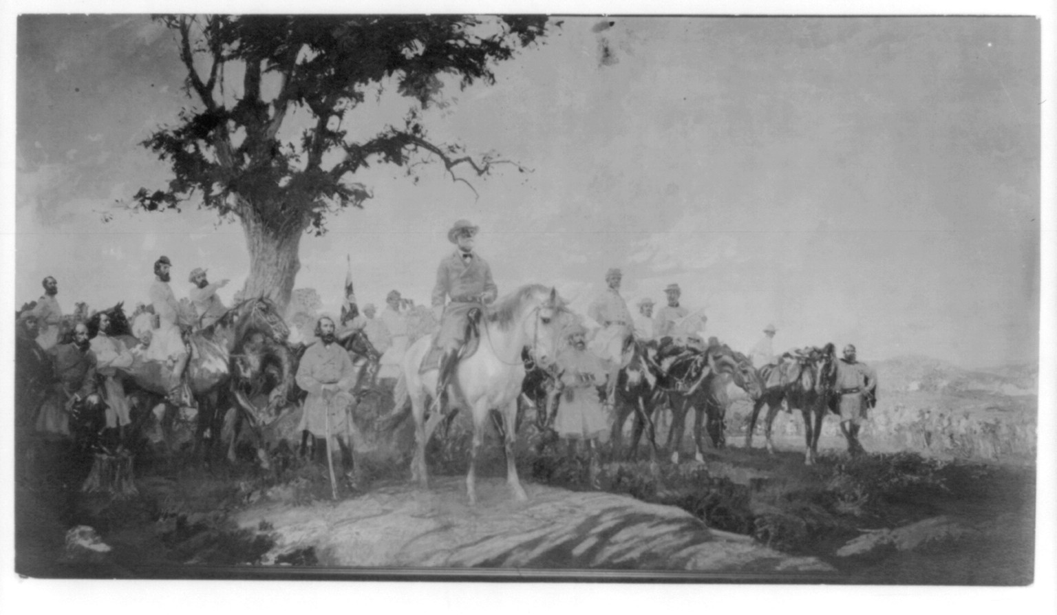[General Lee and his Confederate generals] — historic print