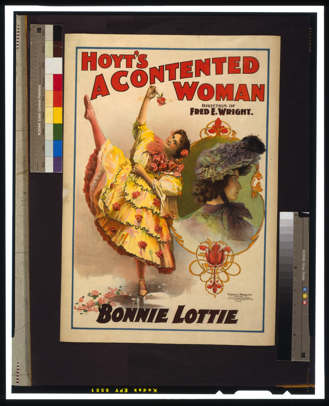 Contented woman., Cin., U.S.A. : U.S. Printing Co., c1899. — vintage poster