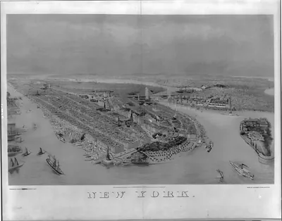 New York / print by G. Schlegel, 97 William St. N.Y.