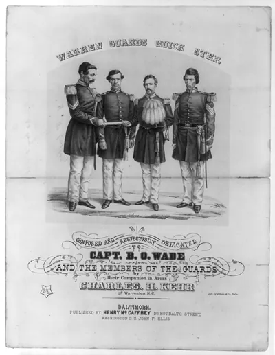 Warren Guards Quick Step...Capt. B.O. Wade...of Warrenton, N.C.