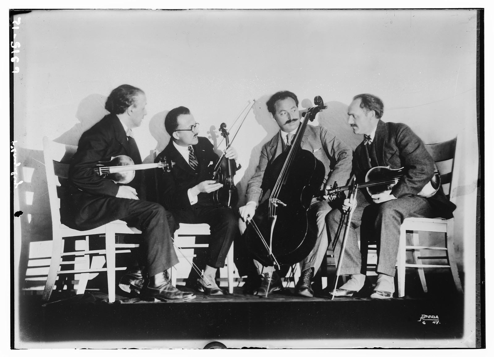 Flanzaley String Quartet, n/a — historic photograph
