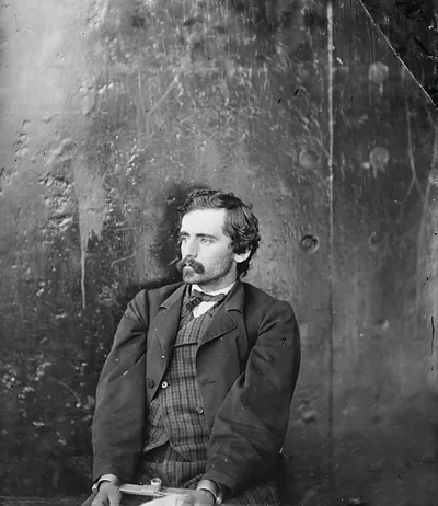 Michael O'Laughlin, Washington Navy Yard, D.C., A Conspirator, Manacled