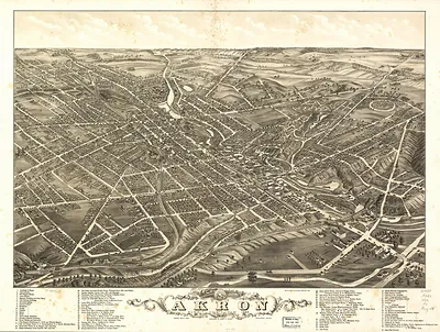 Akron 2, Ohio, 1882